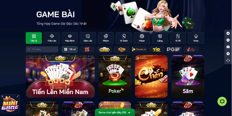Các thể loại game bài đổi thưởng được ưa chuộng hiện nay