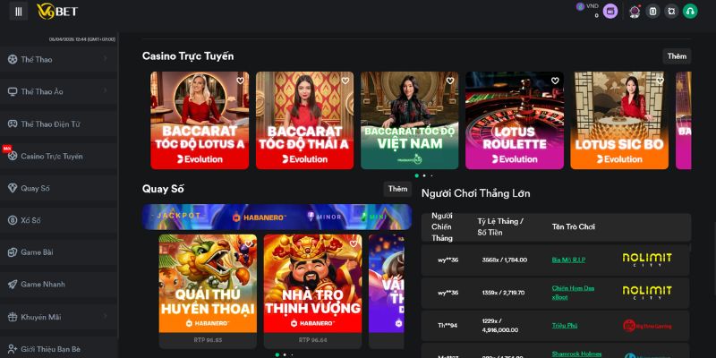Các sản phẩm cược của nhà cái V9Bet